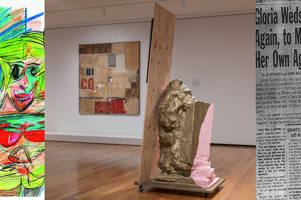 Robert Rauschenberg and Rachel Harrison Mirror Media and More Across Time