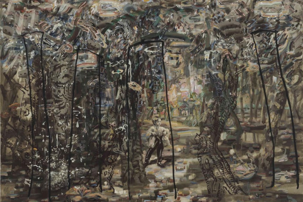 Image Credit: Carol Wainio: Trail 2015 acrylic on canvas 54 x 66 inches