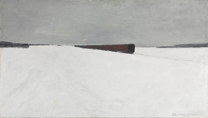 Jean Paul Lemieux, "The Noon Train," 1956. Courtesy of the National Gallery of Canada.