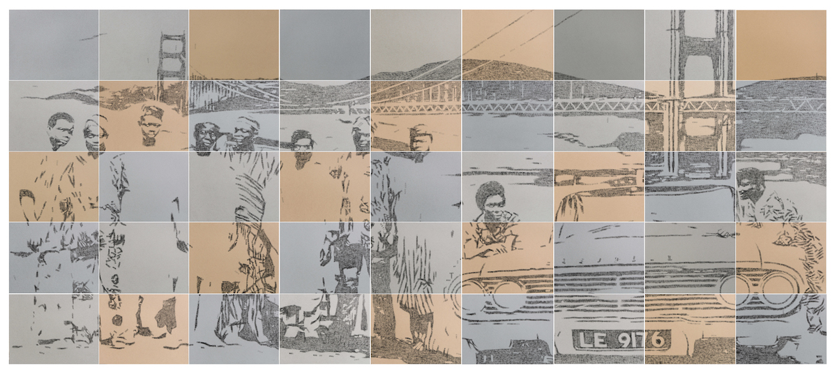 Stamping-History-Coalescing-Time_2018_Hand-numbering-on-paper_55x126in