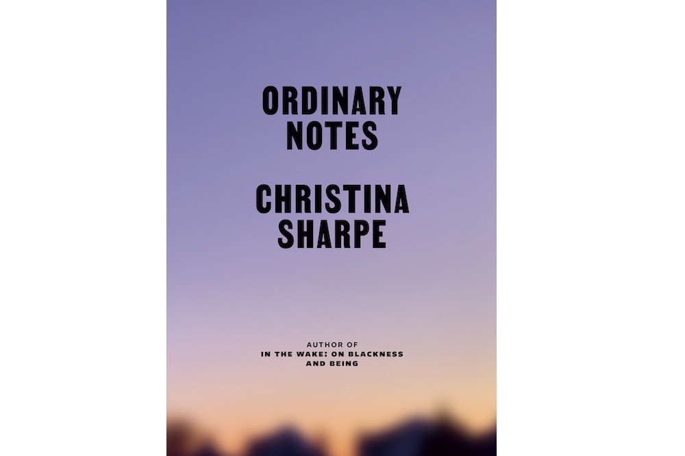 Christina Sharpe’s Perpetual Present