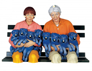 Jeff Koons, "String of Puppies," 1988.