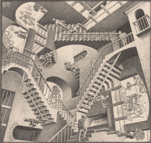 Escher_Relativity 1953