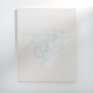 JKR_Go dogs go_2015_Marker and acrylic on canvas_60x48