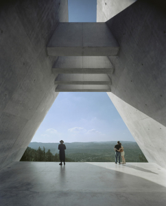 Yad Vashem Holocaust Museum_View at end of prism_image by Timothy Hursley_CP